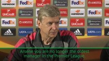 Wenger happy he is no longer the oldest manager in the Premier League