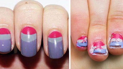 Easy to do Newspaper Print Nail Art Tutorial