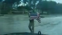 Hurricane Irma First Responders Recover Fallen American Flag