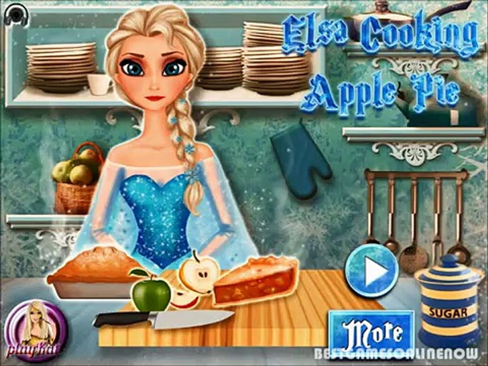 Pomme cuisine pour gelé des jeux filles petit tarte Princesse elsa disney