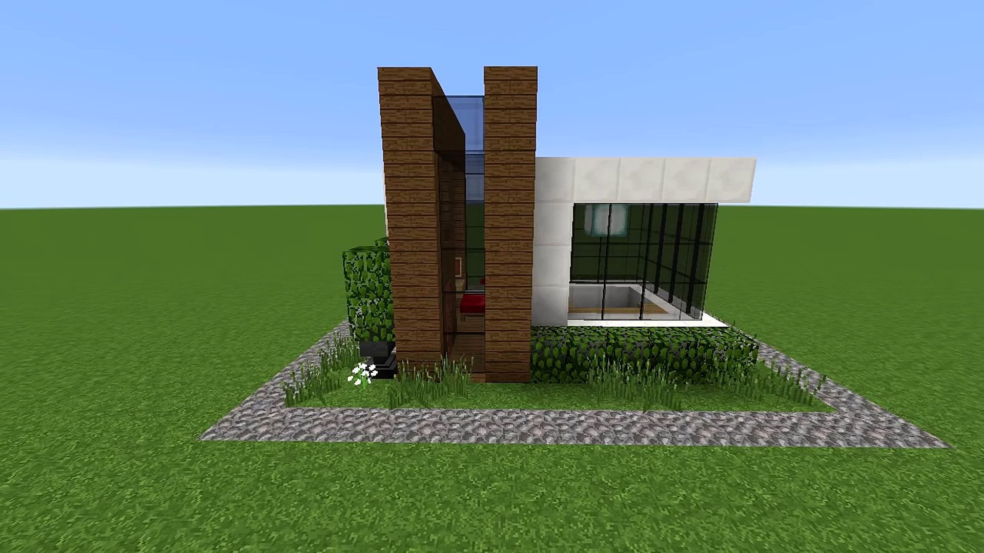 Minecraft How To Build A Small Modern House Tutorial Easy