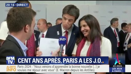 "C'est magique", Anne Hidalgo réagit à l'attribution des J.O. 2024 à Paris