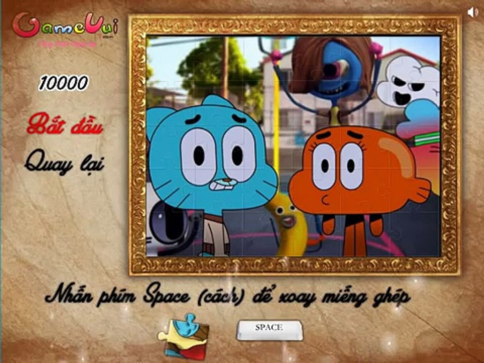 Gumball Jigsaw Puzzle P.2 gameplay | Game Gumball ghép hình P.2 | The Amazing World of Gumball