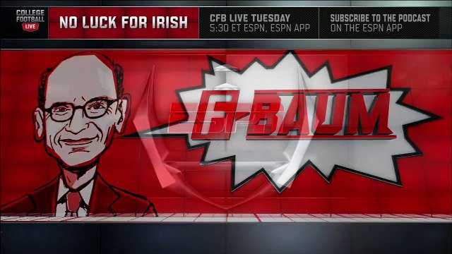 [NCAA] Finebaum Kellys days with Irish are numbered [HD,