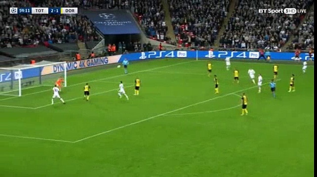 Tottenham 3 - 1 Dortmund 13/09/2017 Harry Kane Goal 60' Champions League HD Full Screen