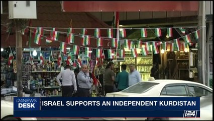 Download Video: i24NEWS DESK | Israel supports an independent Kurdistan | Wednesday, September 13th 2017