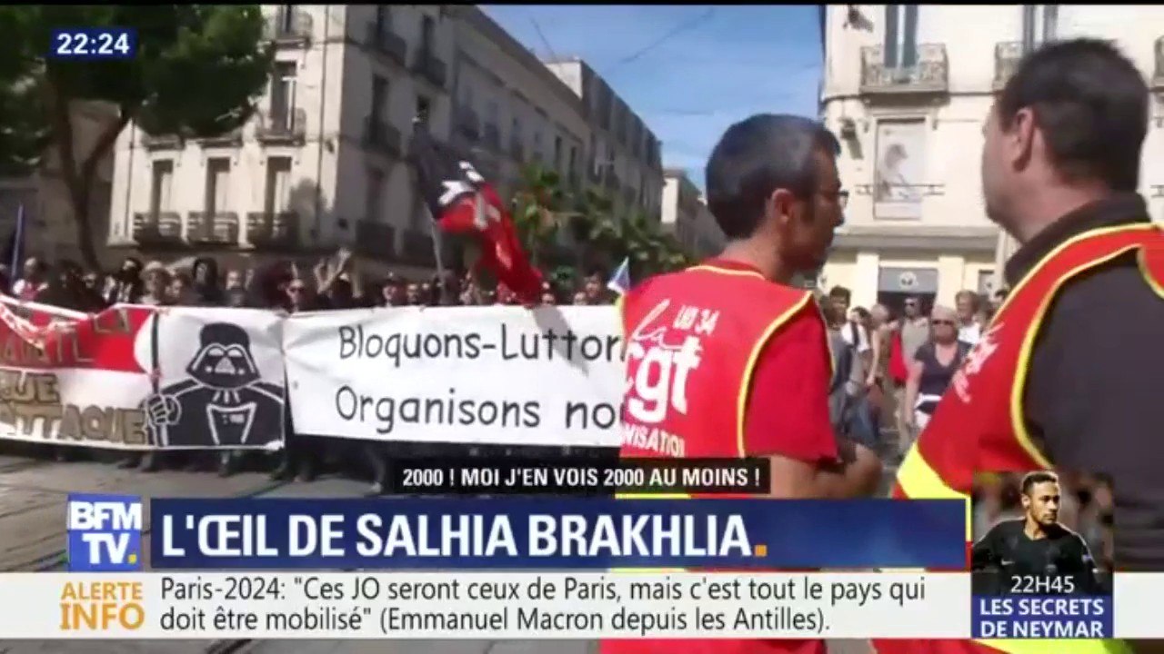 L'oeil de @salhiabrakhlia : Derrière la bataille des chiffres, comment la CGT compte les manifestants ?