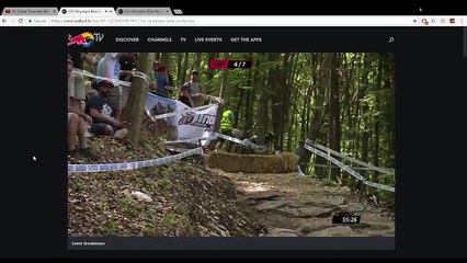 Mathias Flueckiger Crash at Albstadt World Cup