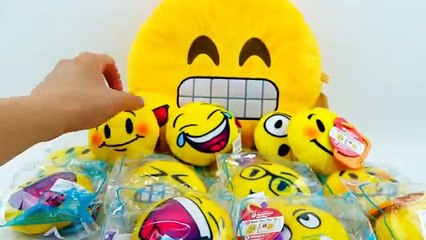 Oeuf géant content dans repas peluche jouets Emoji mcdonalds 2016 playdoh