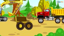 Développement d'enfants Jeu d'assemblage - Pelleteuse, Voiture de course, Tracteur - Vidéo éducative