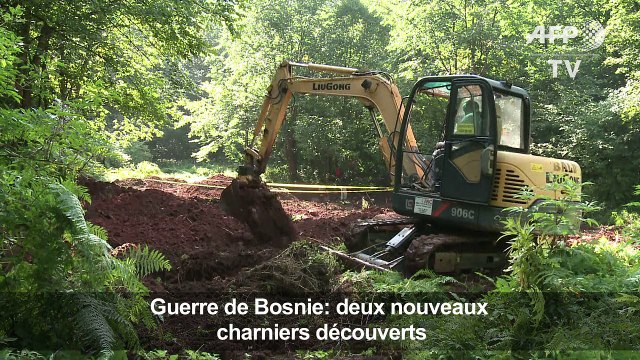Guerre de Bosnie: deux charniers découverts