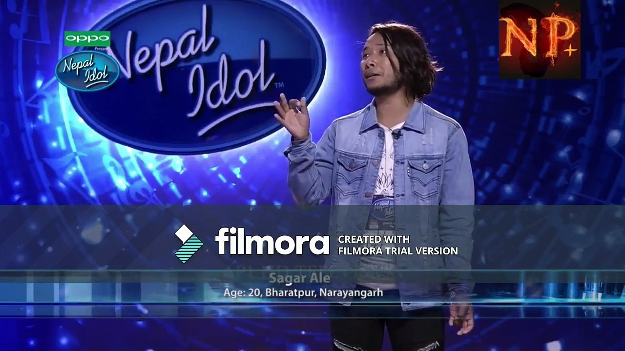 First (पहिलो  ) and Last(अन्तिम ) Song (गित ) of Sagar Ale in Nepal Idol