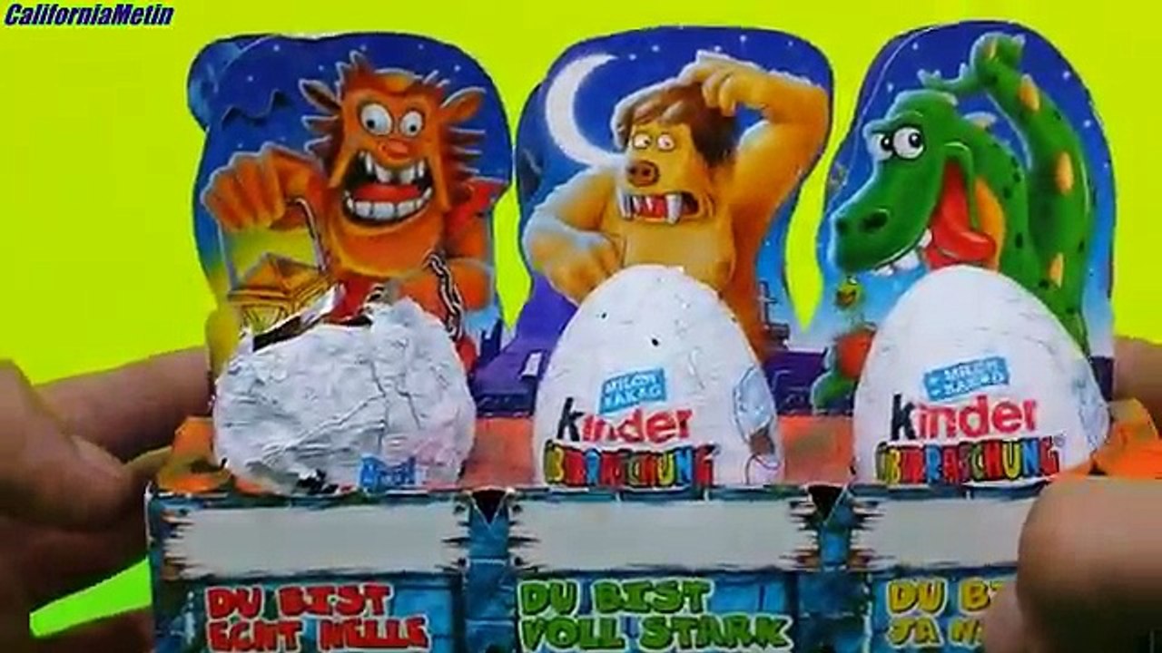 Kinder Surprise Eggs - Spongebob & Monster Hotel