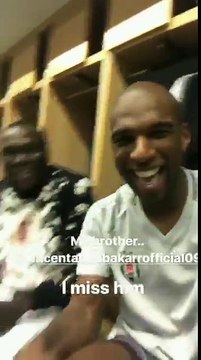 Porto's Striker Vincent Aboubakar Celebrates Win With Besiktas Players!