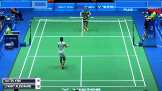 2017 Tai Tzu Ying vs Lyanny MAINAKY Malaysia Open R1 戴資穎 v 邁納基 馬來西亞羽毛球公開賽 预赛1