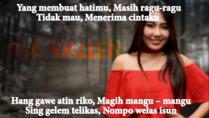 Via Vallen - Edan Turun (Lirik + Translate Indonesia)