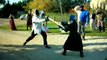 Assault epee longue combat medieval