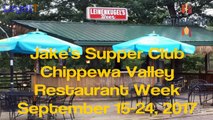 Jakes Supper Club - Chippewa Valley Restaurant Week - Eau Claire WI - Sept 2017