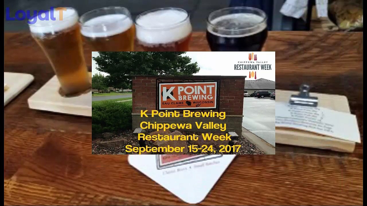 K Point Brewing - Chippewa Valley Restaurant Week - Eau Claire WI - Sept 2017