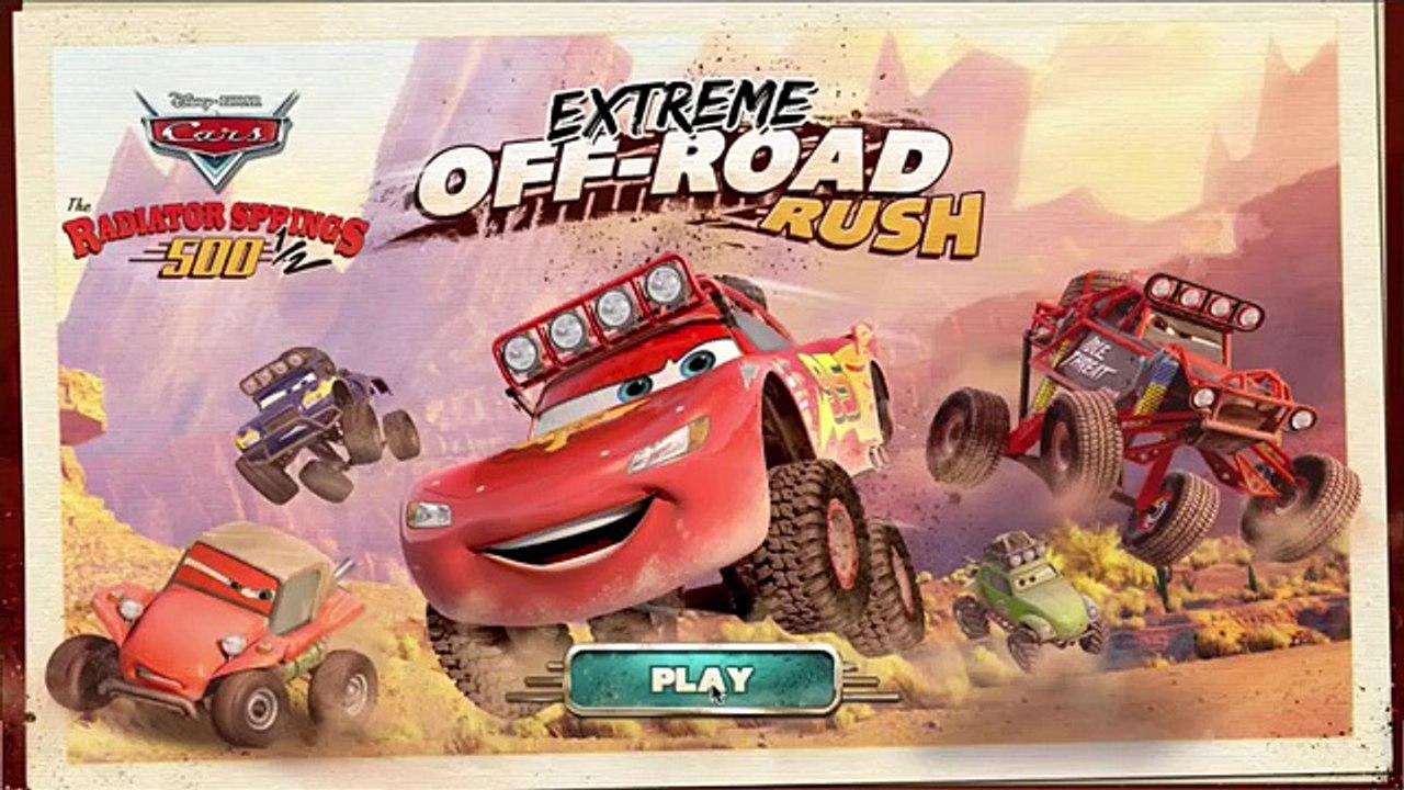 Cars Game Videos | Lightning McQueen Extreme Off Road Rush | Disney Cars Games
