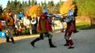 Assault epee longue , epee bouclier combat medieval .