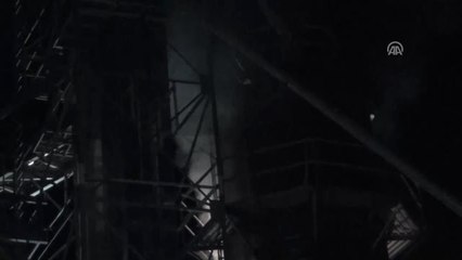 Sakarya'da Mısır Kurutma Silosunda Yangın