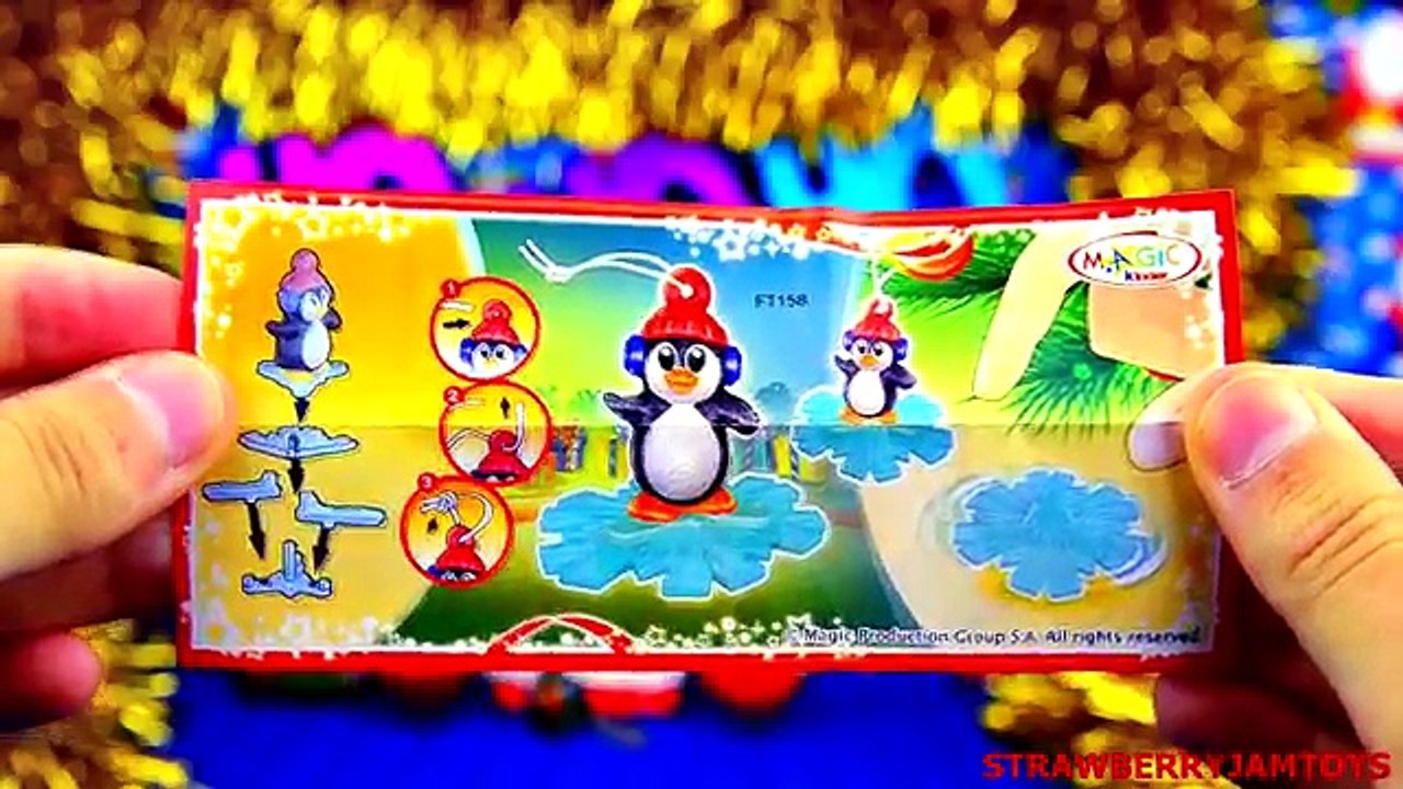 Christmas Kinder Surprise Santa! + Spiderman Moshi Monsters Trash Pack Kinder Surprise Jin