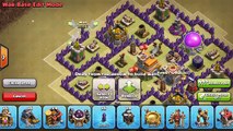 Clash of Clans - Town hall 7 (Th7) War Base + 3 Air Defense REPLAY - ANTi Dragon Strategy