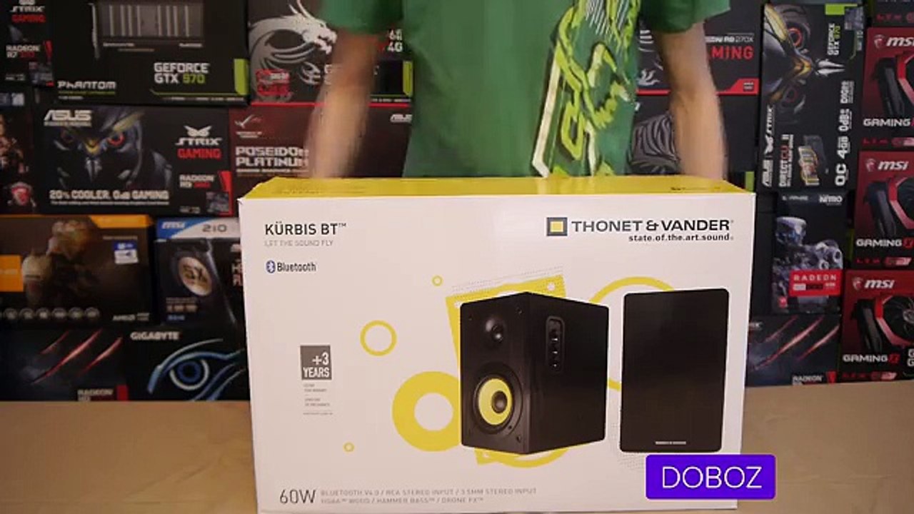 iPon Unboxing: THONET VANDER Kürbis BT 3 Hangszórók