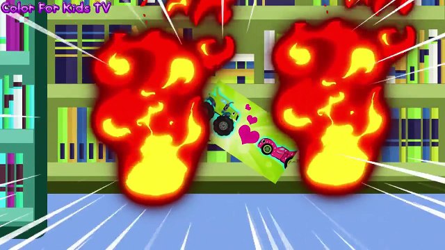 BLAZE CAR MONSTER MACHINES AJ Painted on GABBY Face While She Was Sleeping! Monster Trucks Cartoon