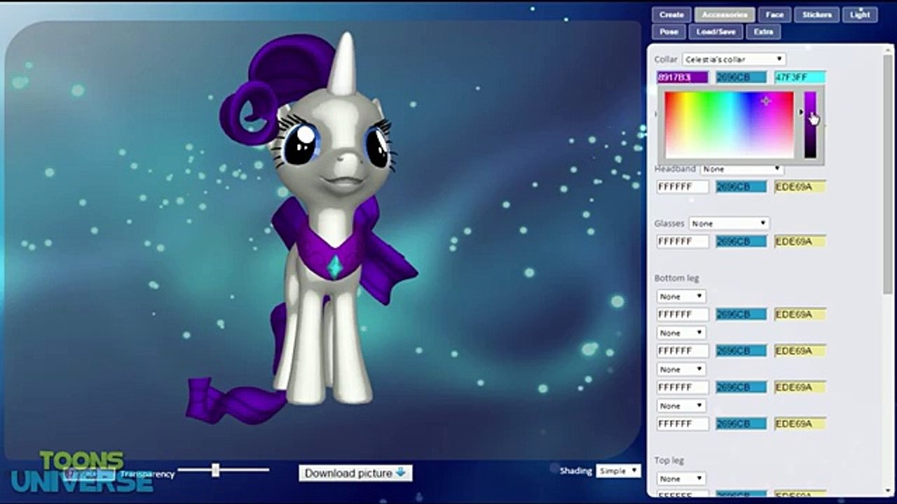 My Little Pony 3D Pony Creator Game - Lets Make Princess Celestia! - Best APPS for KIDS