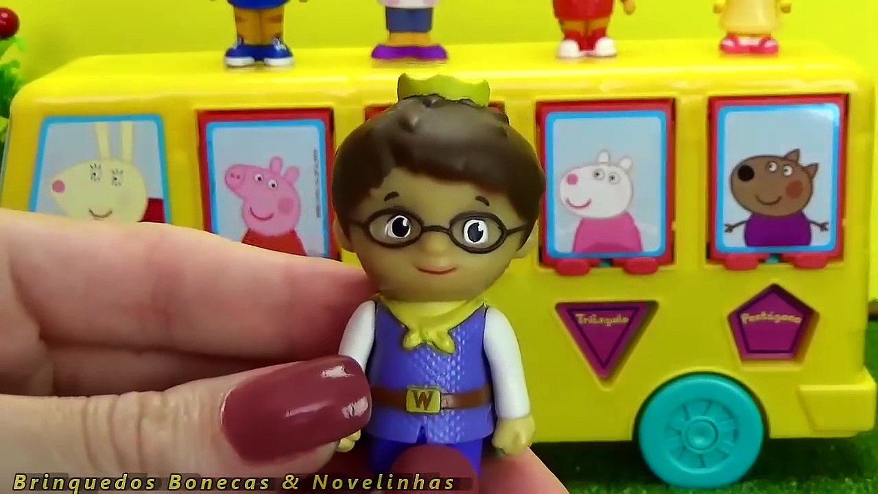 Daniel Tigre Surpresas Ônibus de Atividades Peppa Pig | Daniel Tigers Family Pop-Ups Toys Surprise