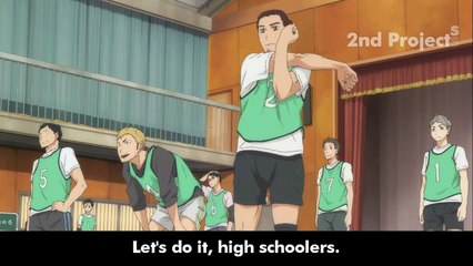 Haikyuu Match Moments - Karasuno Vs Neighborhood Association