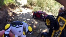 Cars 3 Toys & Ben 10 Reboot Toys in the MUD - Miss Fritter VS Cannonbolt & TONKA Trucks for kids