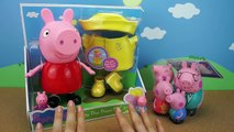En video y Peppa Pig juego de verano abierta gracioso de cerdo juguetes de revisión Peppe