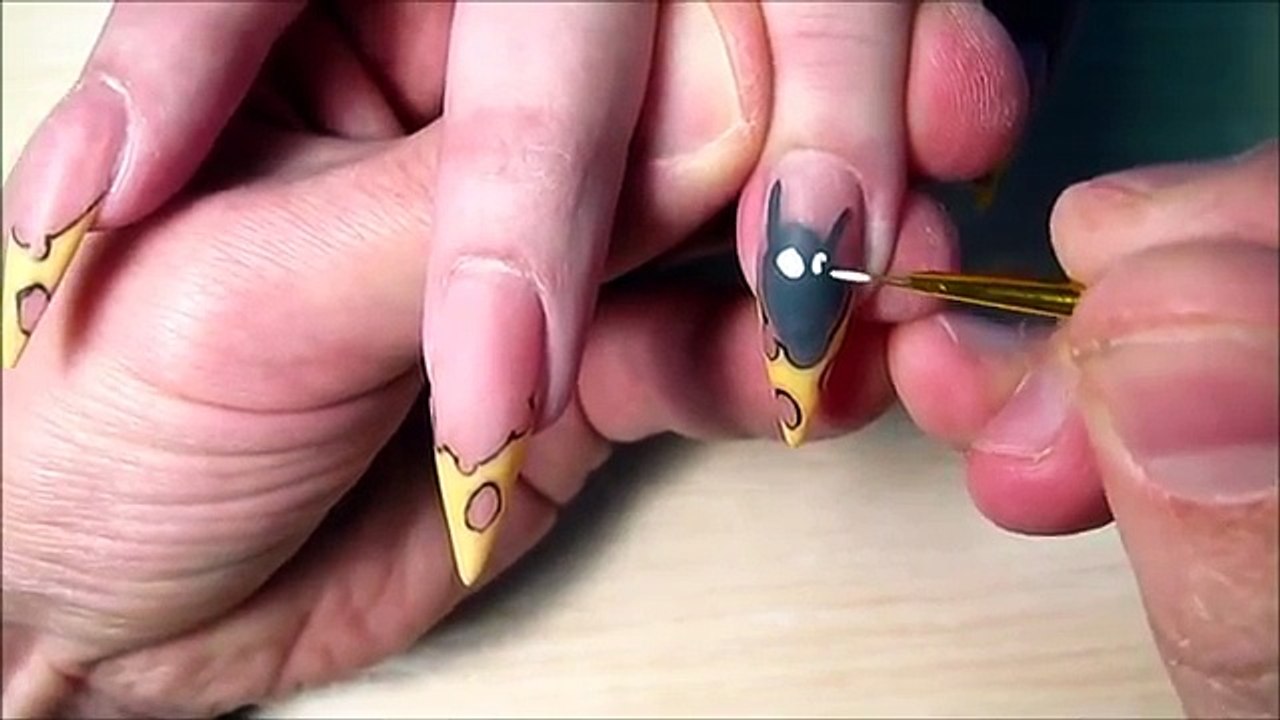 GEL POLISH NAIL ART FOR LONG NAILS best free tutorials 2016