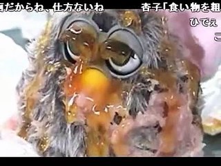 (コメ付き)ファービー肉ずめ　レンジでチンｗｗｗ