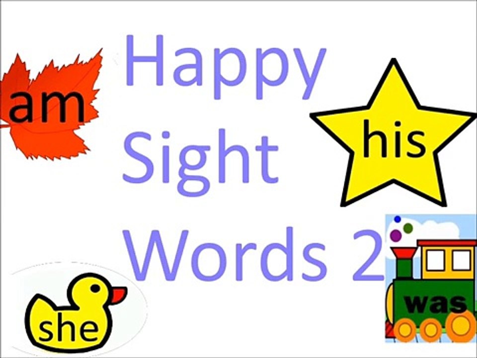 Kindergarten sight words