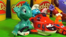 18 Surprise Eggs Play Doh HELLO KITTY Disney Cars PLANES The SMURFS LPS Pony Monsters Univ