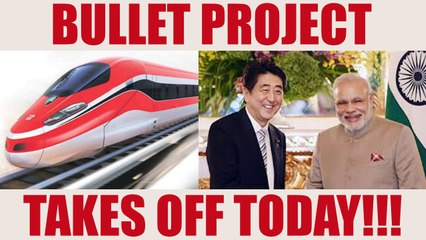 Video herunterladen: PM Modi -Shinzo Abe to lay foundation stone for Bullet Train project today | Oneindia News