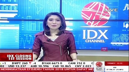 Pergerakan IHSG Jelang Penutupan Perdagangan Sesi Pertama