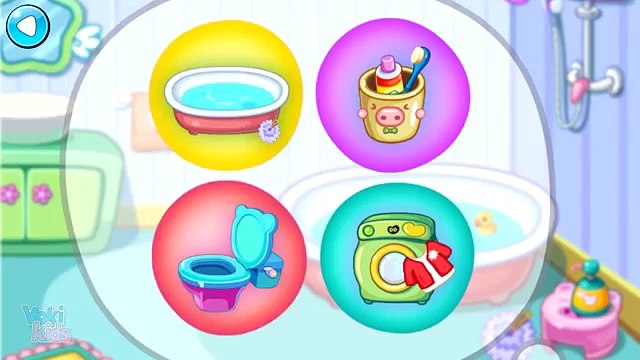 Baby Bathroom Toilet Training | Wash Hands, Brush the Teeth, Bathing | NBG [HD]