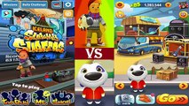Talking Tom Gold Run VS Despicable Me: Minion Rush VS Subway Surfers Iceland Epic Battle 2