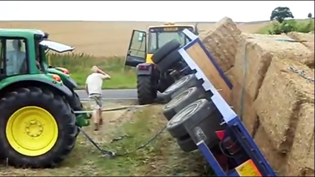 World Amazing Modern Agriculture Equipment and Mega Machines: Hay Bale Handling Tractor Tr