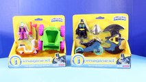 Imaginext Batman And Joker Deluxe Gift Set With Bat Cycle Glider Joker Scooter And Mini Car