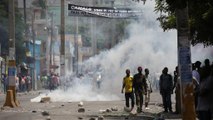 Des Haïtiens en colère à Port-au-Prince
