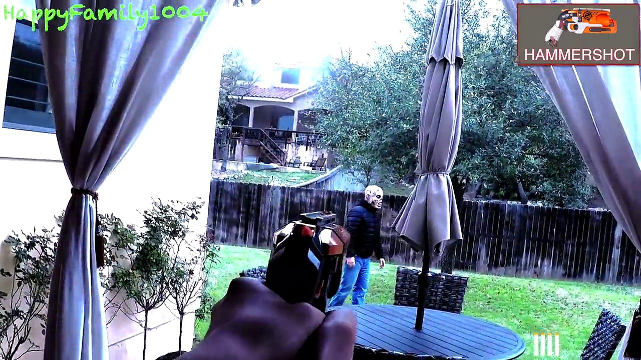 Nerf Call Of Duty Zombie War - Level 1, w/ BB Gun vs. Nerf!