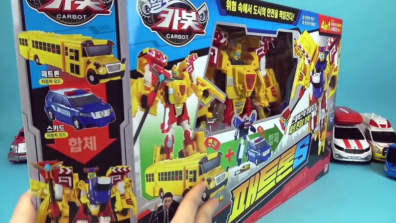 School BUS CarBot - transformers car toys 헬로카봇 버스