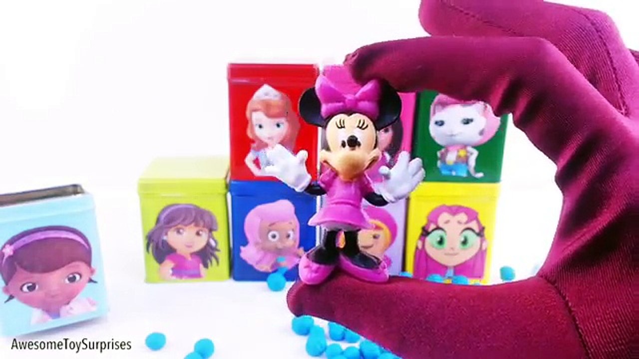 Bricolage des œufs Ica pâte à modeler adolescent Cubeez titans umizoomi doc mcstuffins dora dippin points surprise