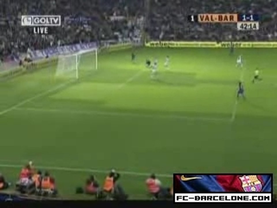 Valladolid 1-1 barcelone Ronaldinho